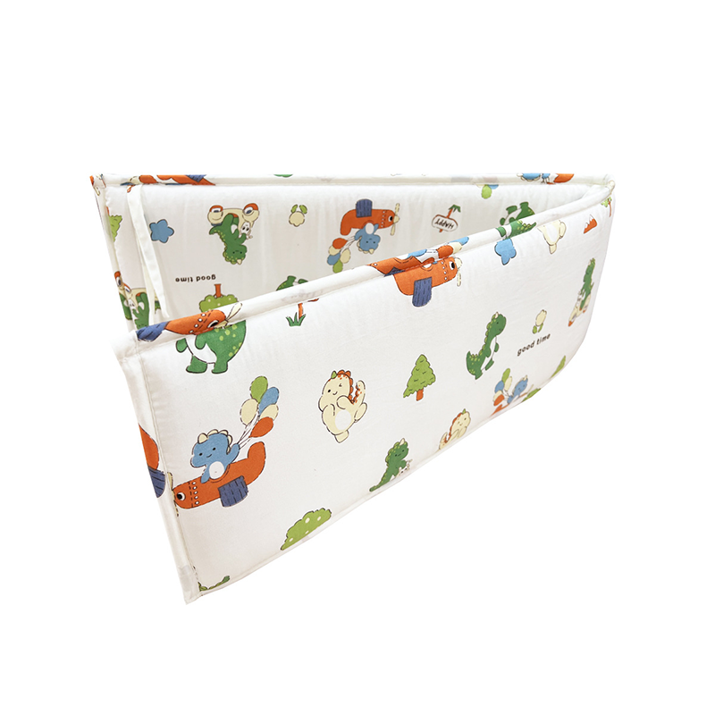 4 Pieces Set of Breathable Crib Liner for Baby Crib