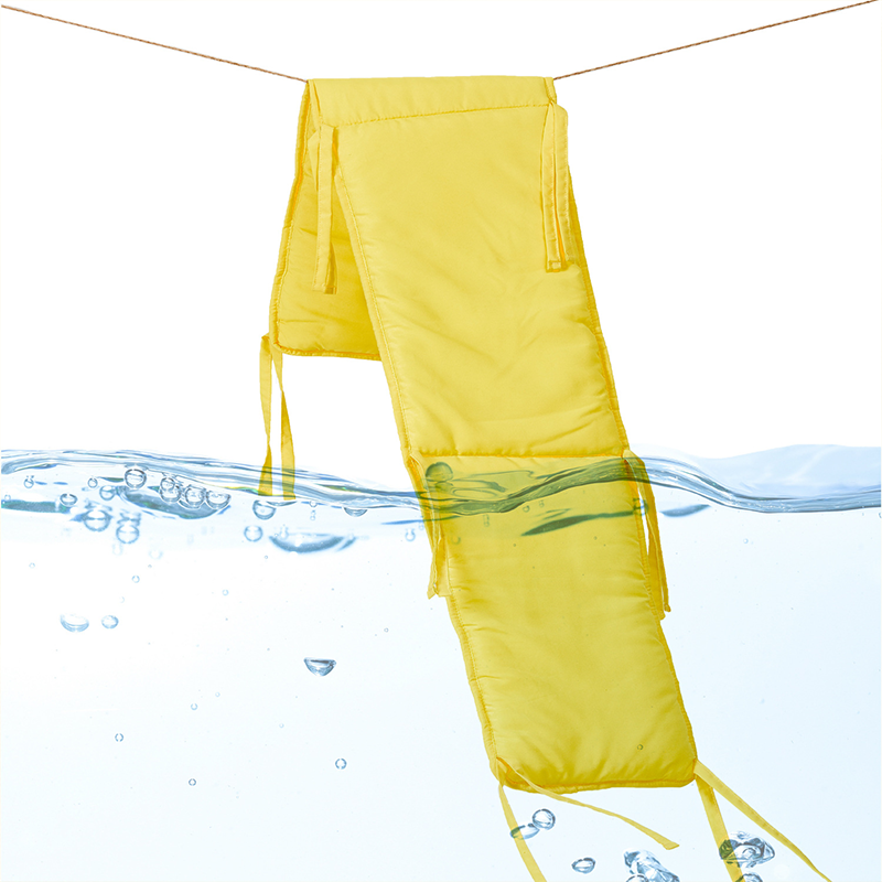 4 Pieces Set of Breathable Crib Liner for Baby Crib