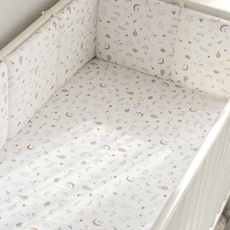 75x38" Tailored Handmade 100% Cotton Muslin Fitted Sheets for Montessori Twin Size Bed