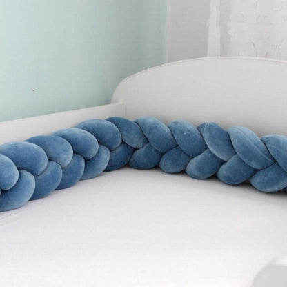 189" 3-Braided Handmade Bedding Long Cushion Crib Padding