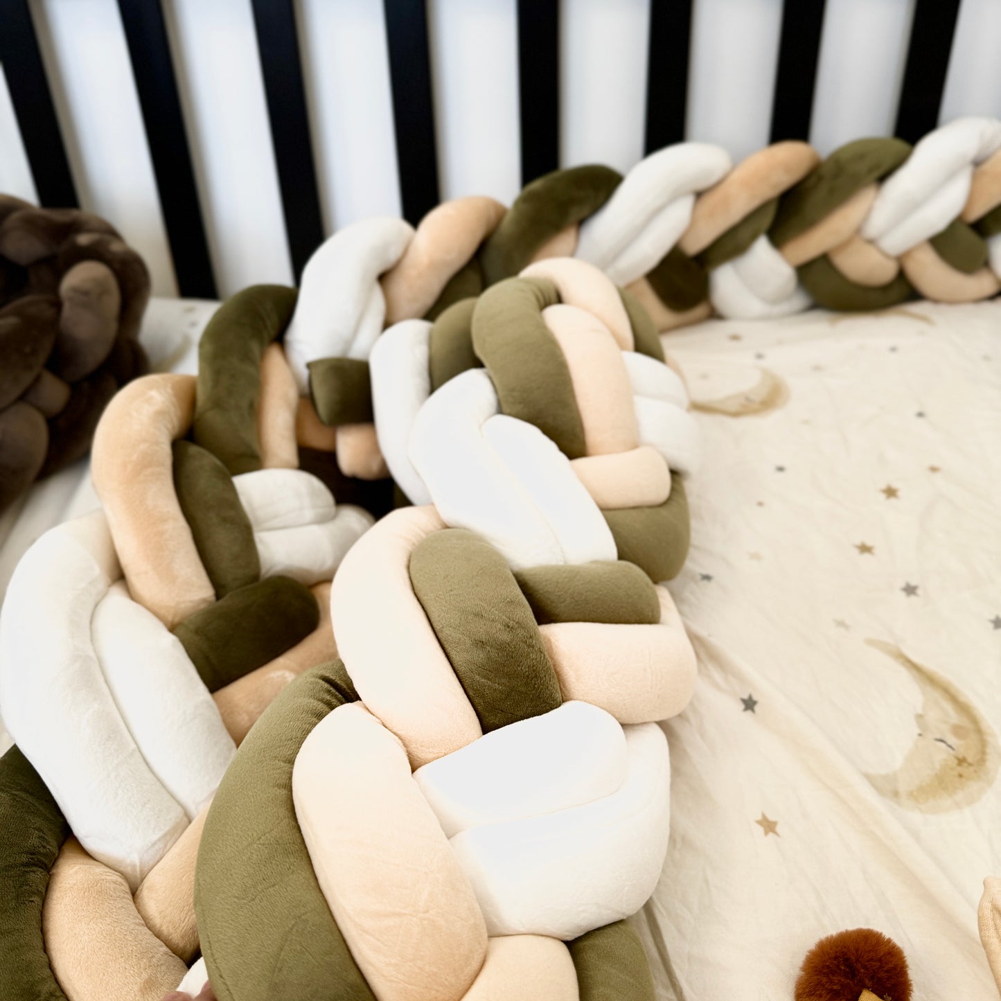 Bed Snake Dual Braided 158 Inches | 400cm Olive, White, Beige