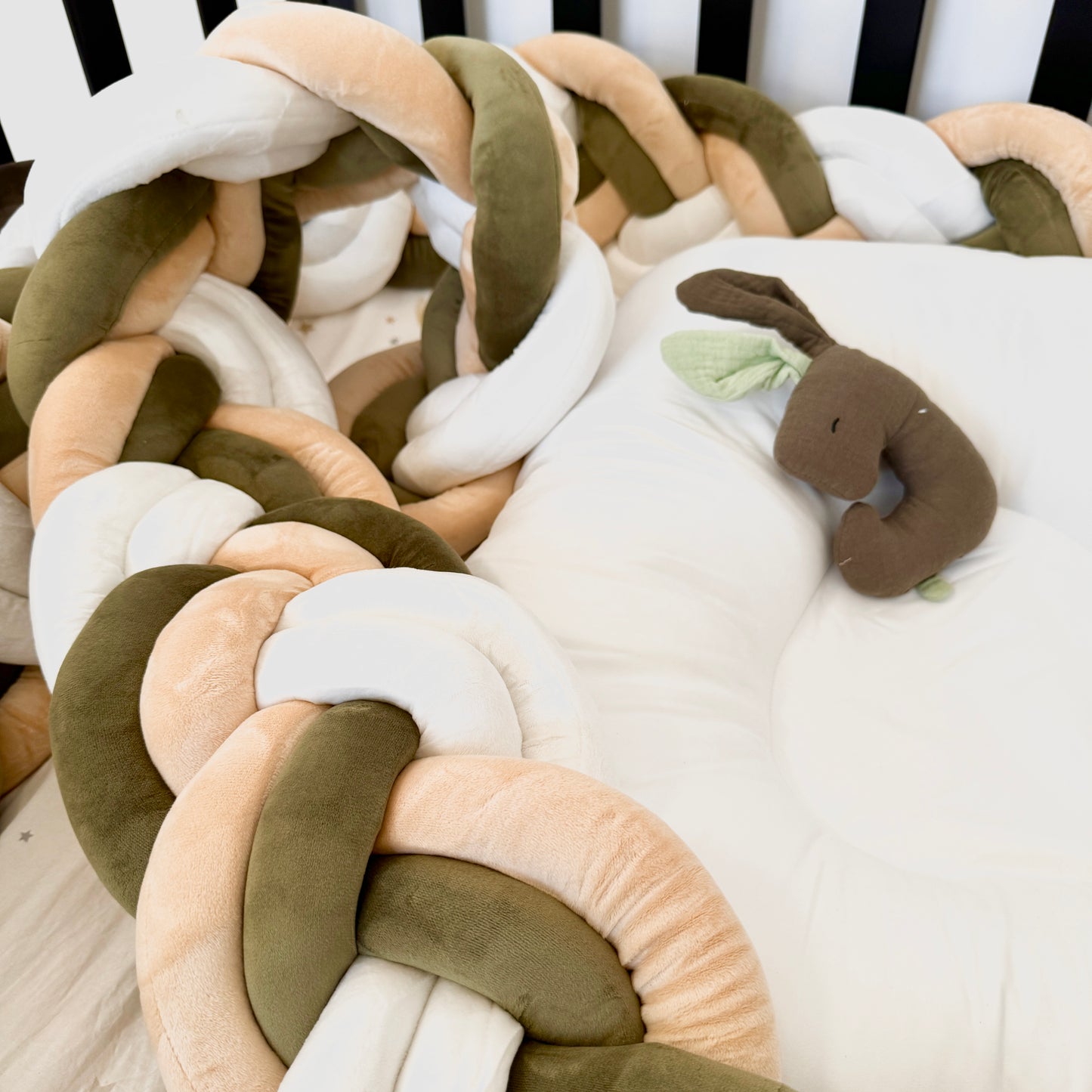 Bed Snake Dual Braided 158 Inches | 400cm Olive, White, Beige