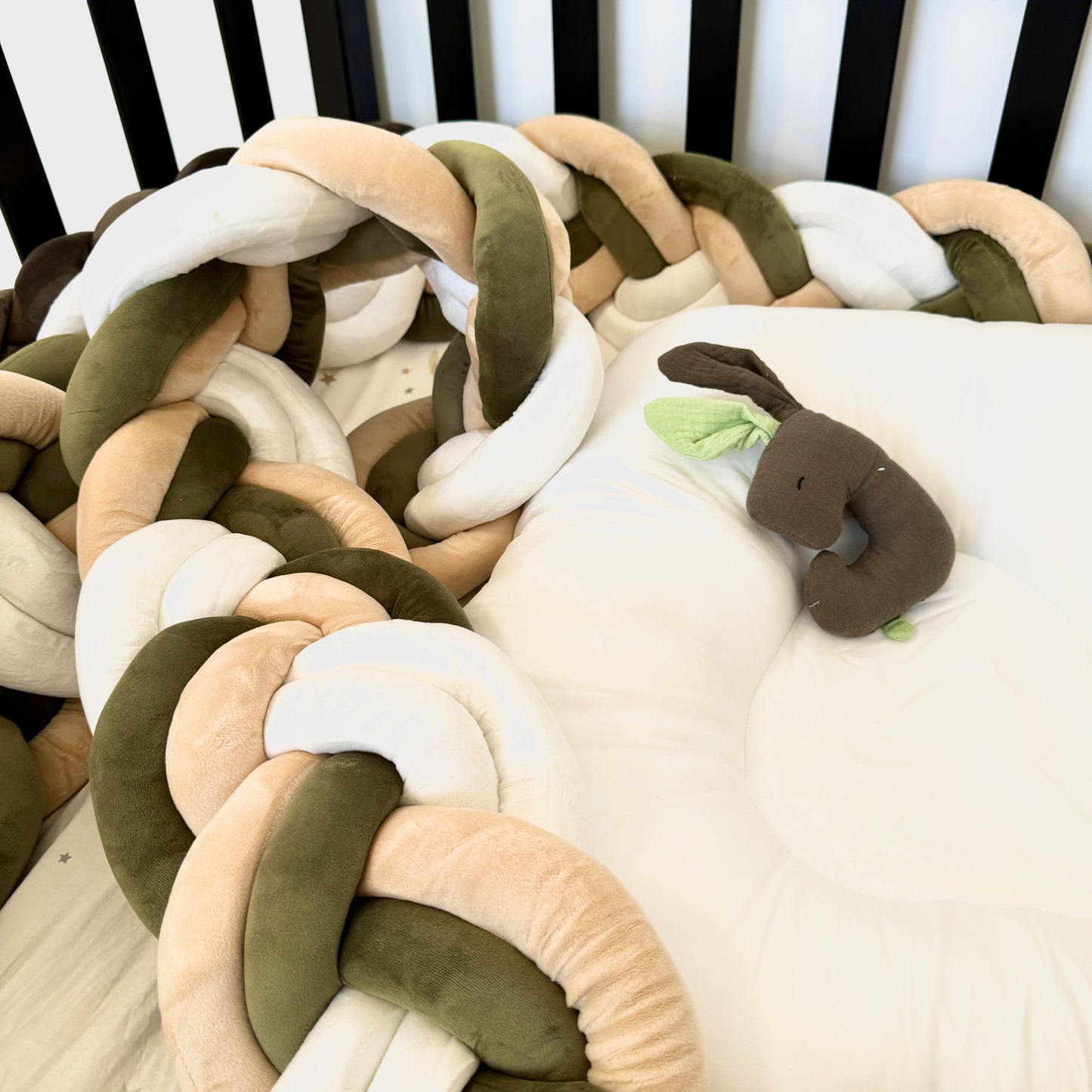 Bed Snake Dual Braided 158 Inches | 400cm Olive, White, Beige