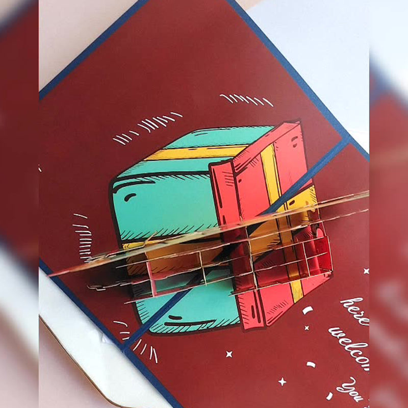 Gift Boxes Pop-Up Card