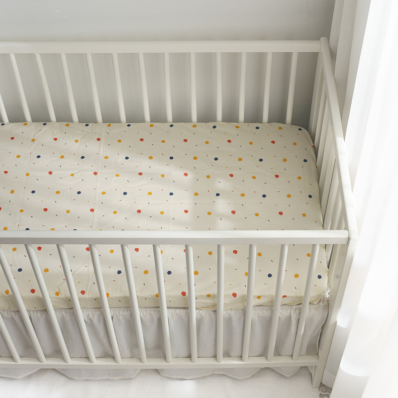 52x28" Tailored Handmade 100% Cotton Fitted Sheets for Crib Toddler Size Bed