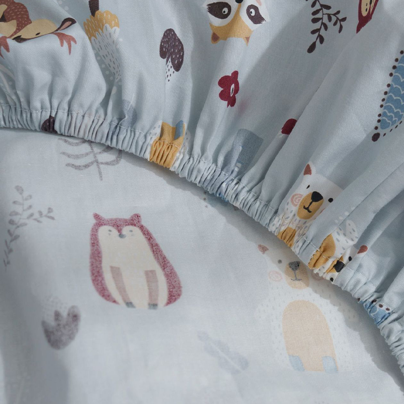52x28" Tailored Handmade 100% Cotton Fitted Sheets for Crib Toddler Size Bed