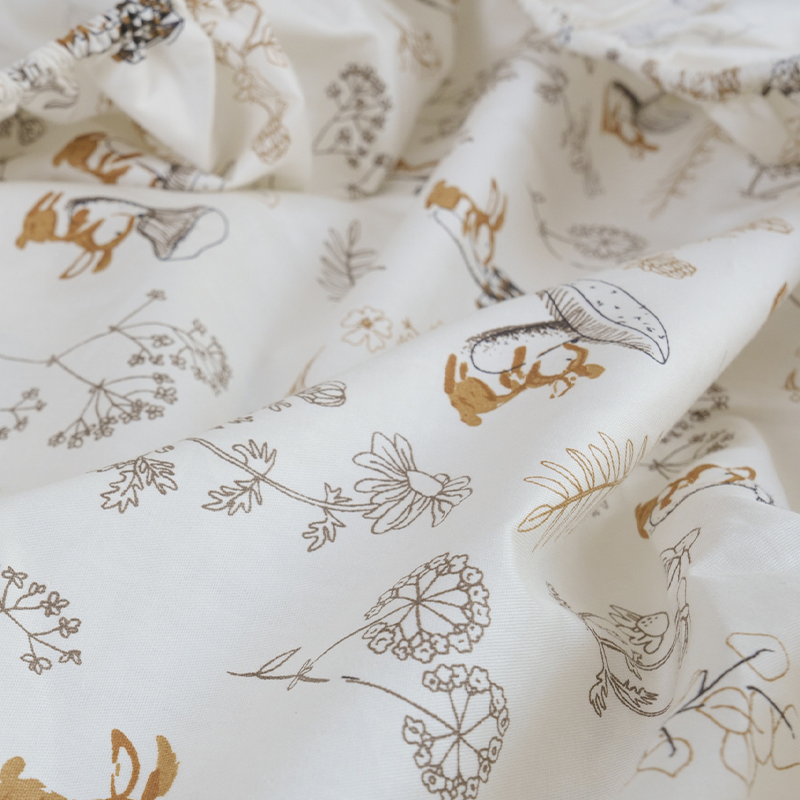 52x28" Tailored Handmade 100% Cotton Fitted Sheets for Crib Toddler Size Bed