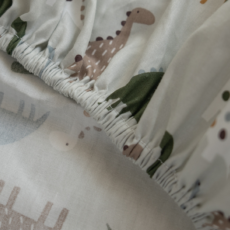 52x28" Tailored Handmade 100% Cotton Fitted Sheets for Crib Toddler Size Bed