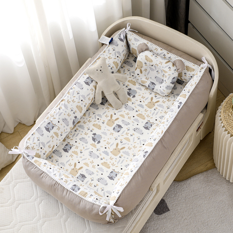 36"x20" Infant Newborns Co-sleeper Set with Pillow & Blanket