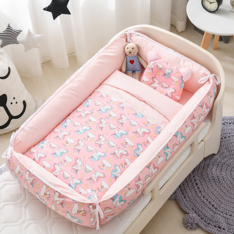 36"x20" Infant Newborns Co-sleeper Set with Pillow & Blanket