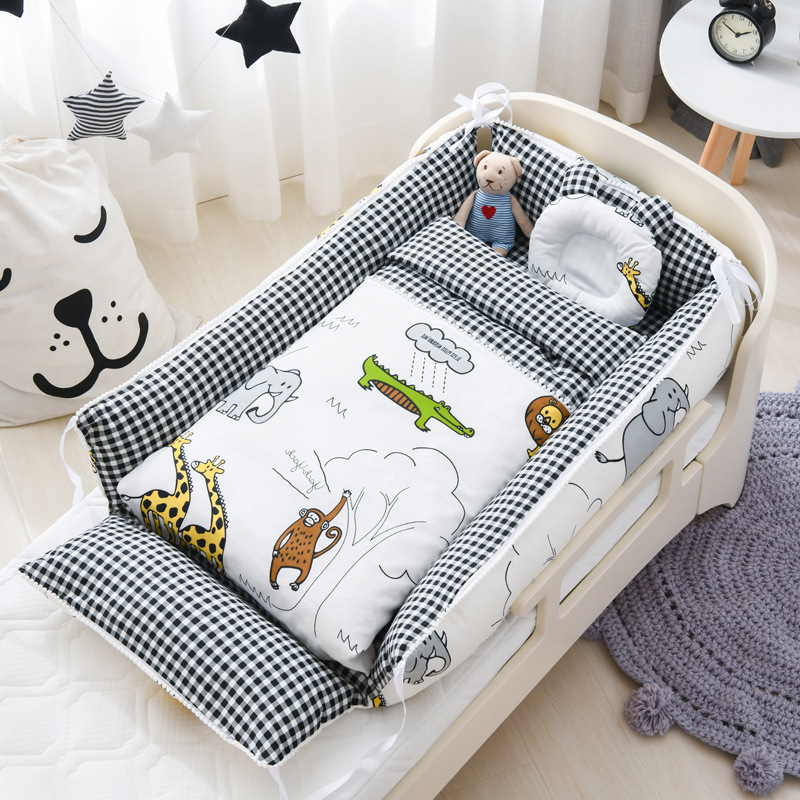 36"x20" Infant Newborns Co-sleeper Set with Pillow & Blanket