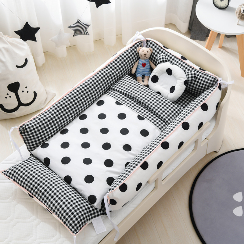 36"x20" Infant Newborns Co-sleeper Set with Pillow & Blanket