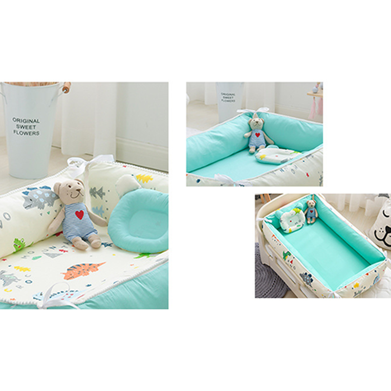 36"x20" Infant Newborns Co-sleeper Set with Pillow & Blanket