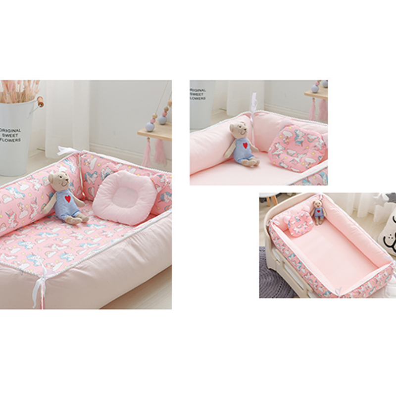 36"x20" Infant Newborns Co-sleeper Set with Pillow & Blanket