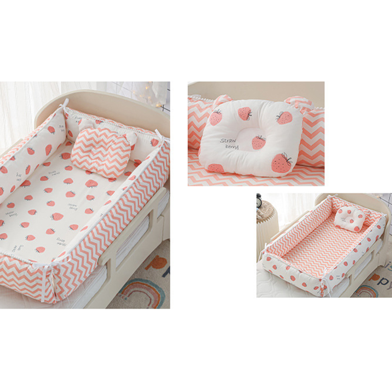36"x20" Infant Newborns Co-sleeper Set with Pillow & Blanket