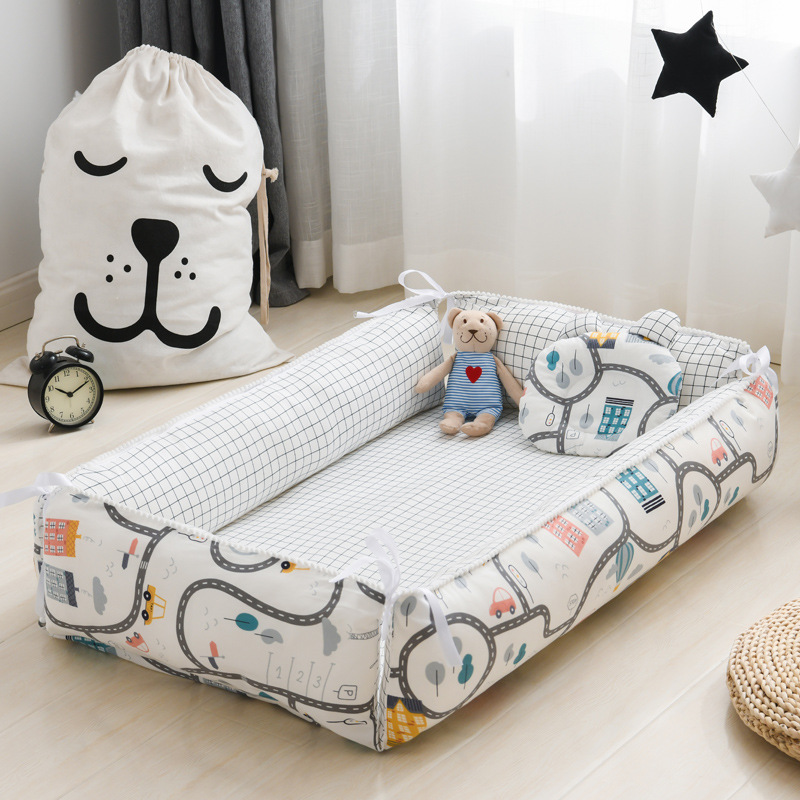 36"x20" Infant Newborns Co-sleeper Set with Pillow & Blanket
