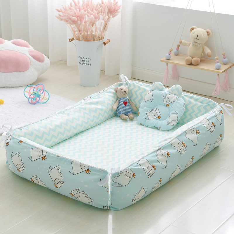 36"x20" Infant Newborns Co-sleeper Set with Pillow & Blanket