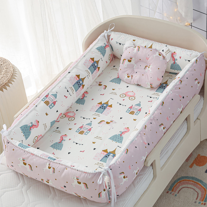 36"x20" Infant Newborns Co-sleeper Set with Pillow & Blanket