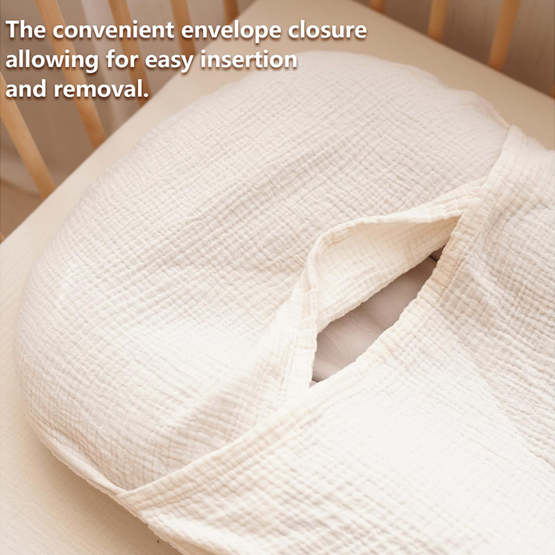 Infant Muslin Floor Pillow with Cover 37.5"