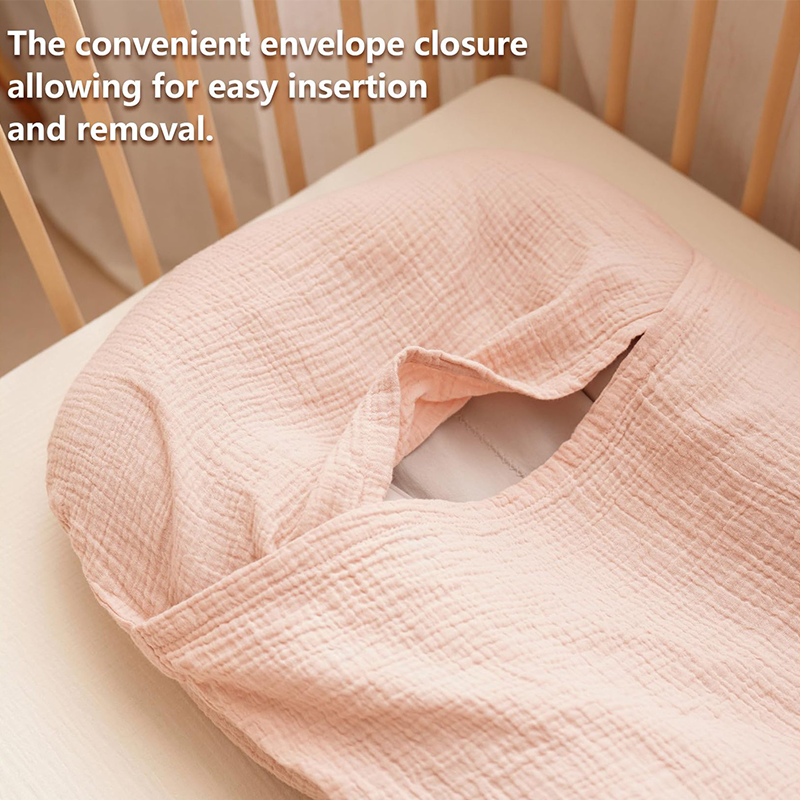Infant Muslin Floor Pillow with Cover 37.5"