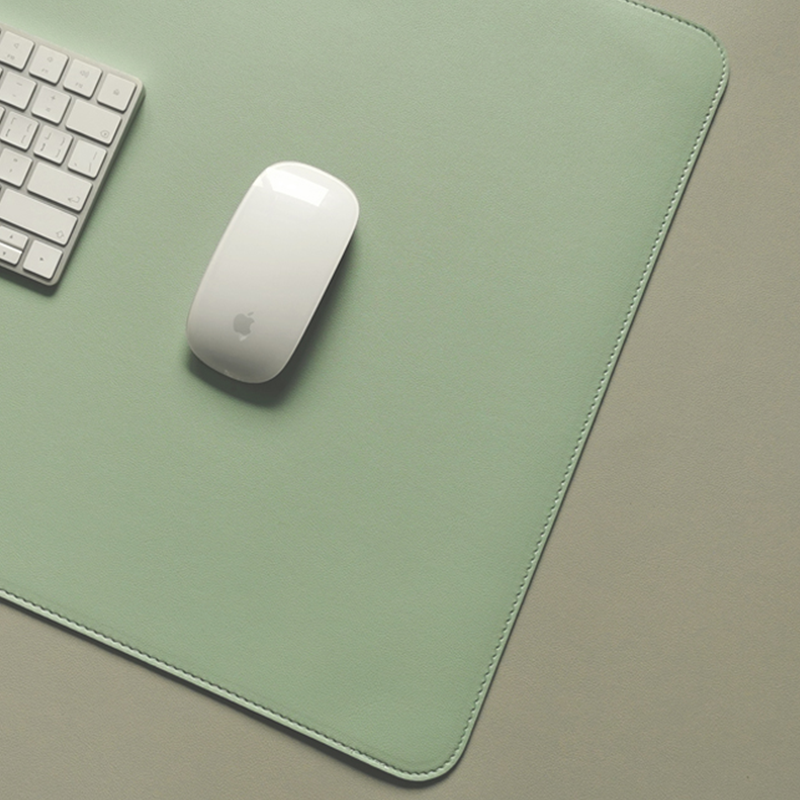 Leather & Cork Desk Pad Protector