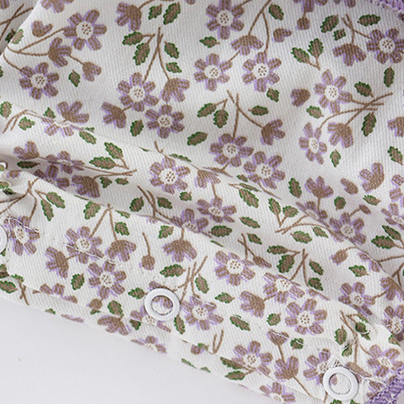 Lilac Princess Dress Newborn Gift Box 0-18M Baby Cloth Set