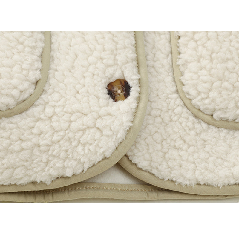 Manteau en fourrure pour maman et bébé pour l'automne et l'hiver