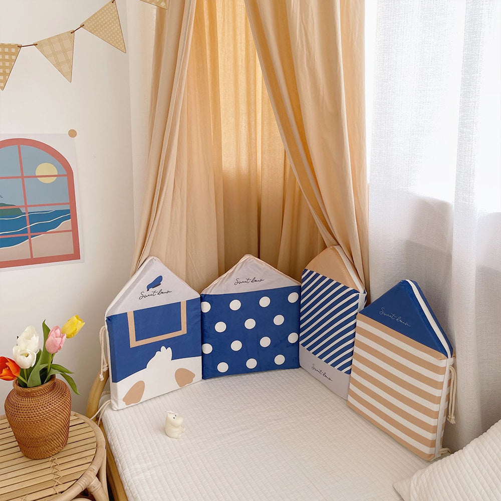 4 Pieces Set Soft Fence Pads Anti-Collision For Baby & Kids