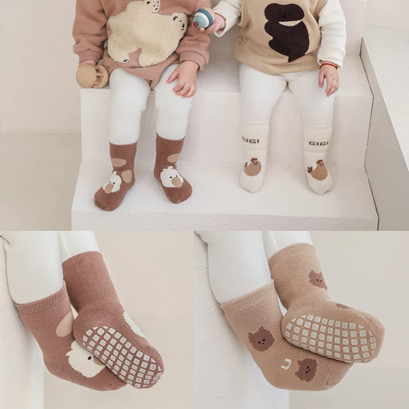 5 paires de chaussettes antidérapantes