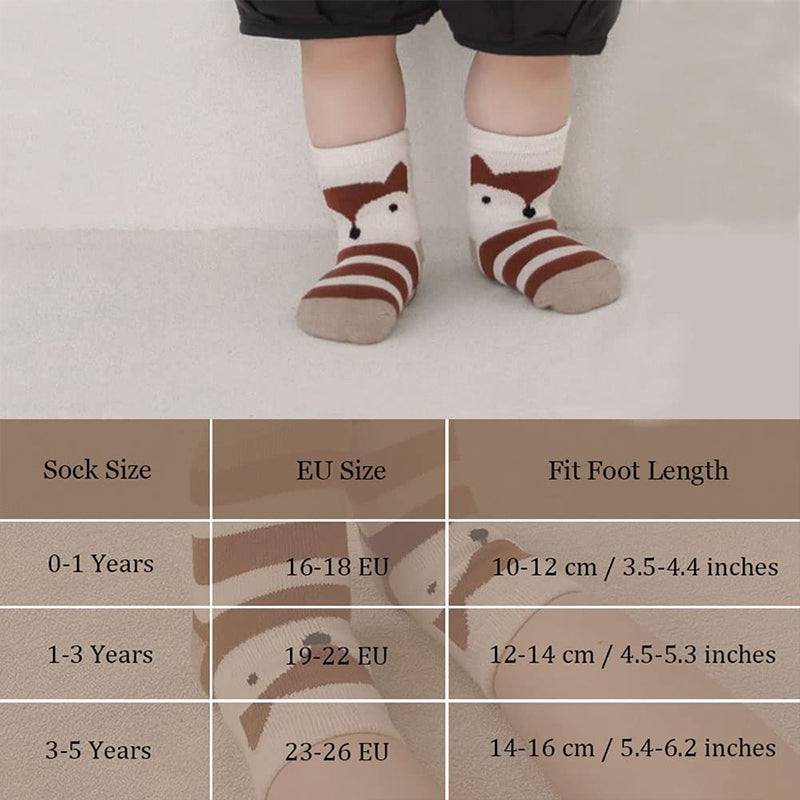 5 paires de chaussettes antidérapantes