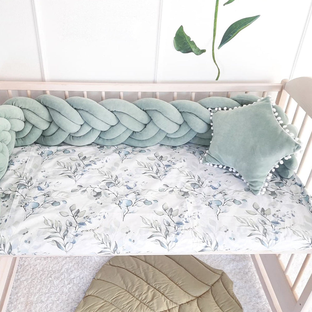 157'' / 6-Knotted Custom Handmade Bedding Long Cushion Crib Padding