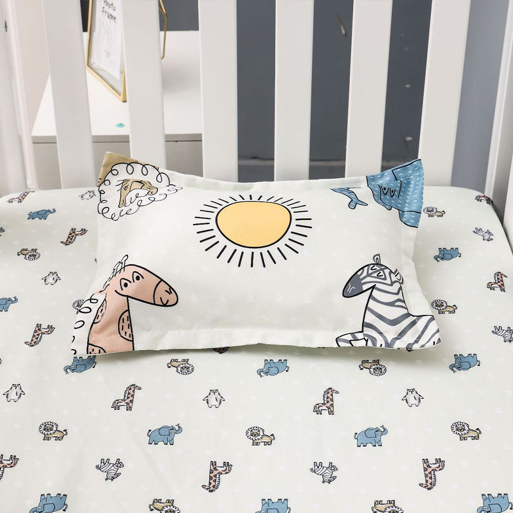 4-Piece Baby Crib Sheet Bedding Set