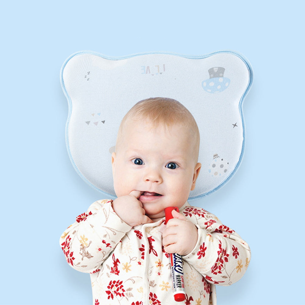 Oreiller de soutien du cou à mémoire de forme pour bébé 70D