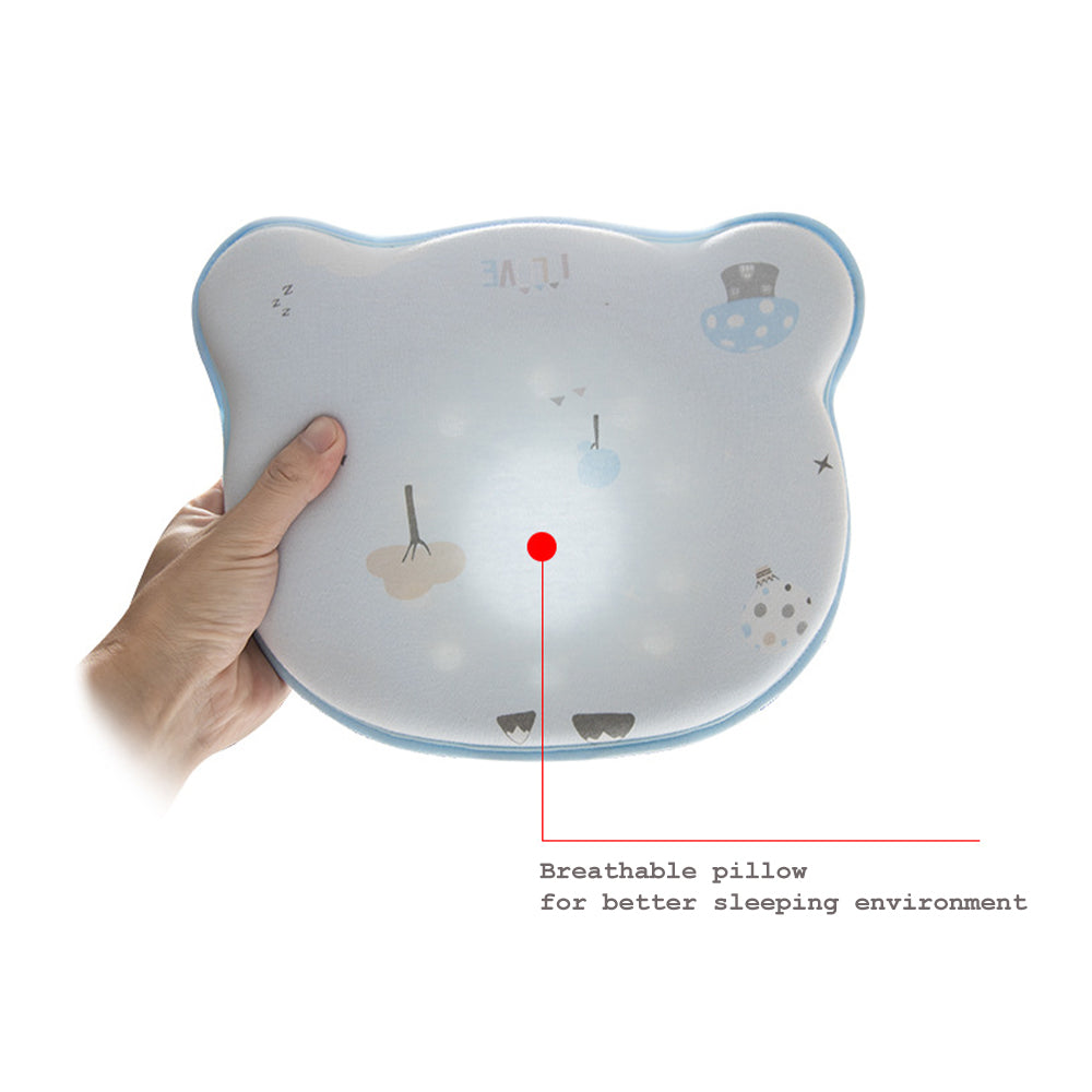 Oreiller de soutien du cou à mémoire de forme pour bébé 70D