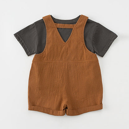 Baby & Toddle Summer Overalls Set