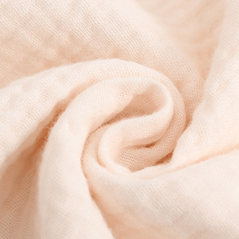 Barboteuse à manches volantées en gaze de coton