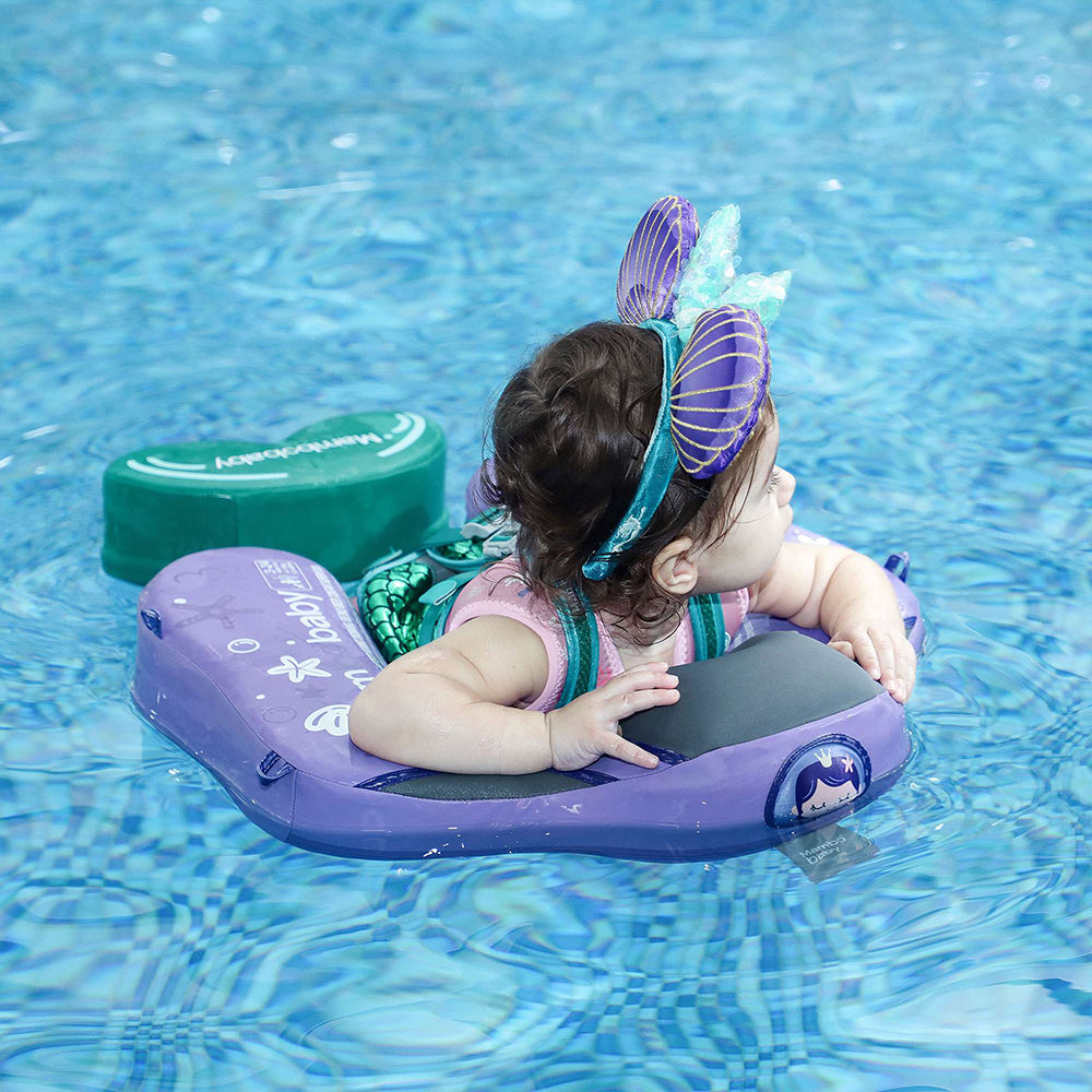 Mermaid 3~24 Months Swimming Float Swim Trainer with Canopy