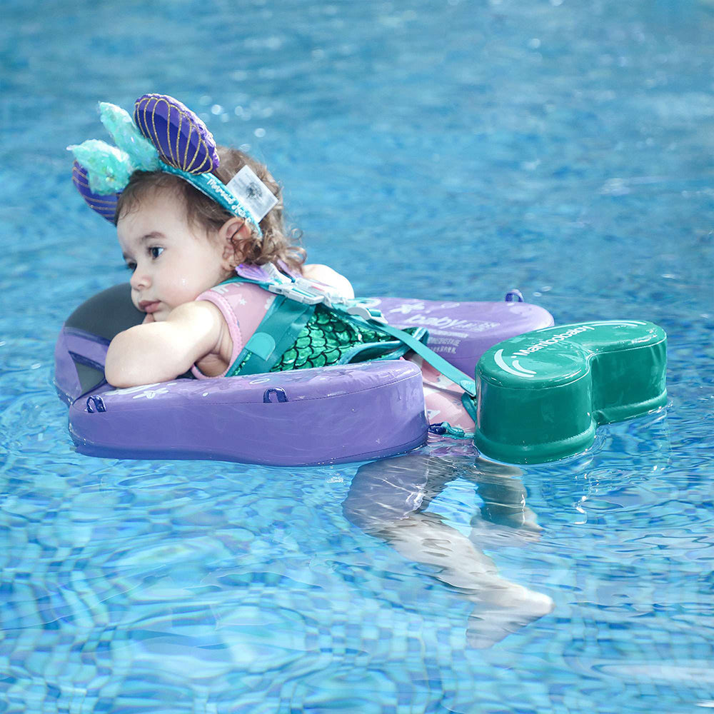 Mermaid 3~24 Months Swimming Float Swim Trainer with Canopy