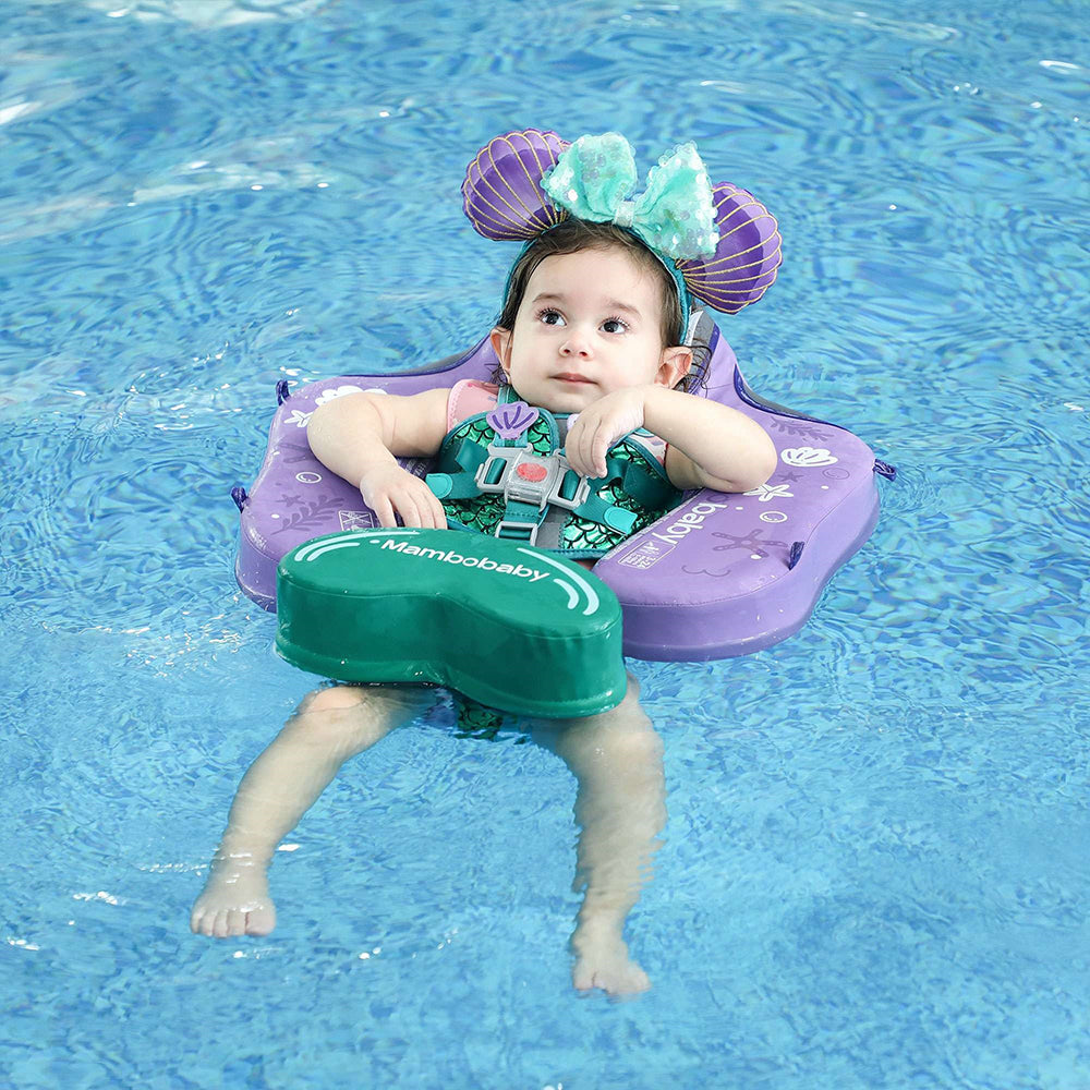 Mermaid 3~24 Months Swimming Float Swim Trainer with Canopy