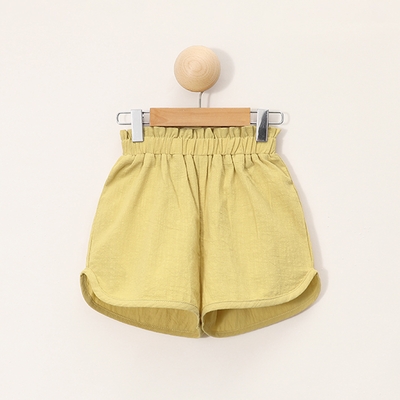 100% Cotton Flower Bud Waistband Shorts