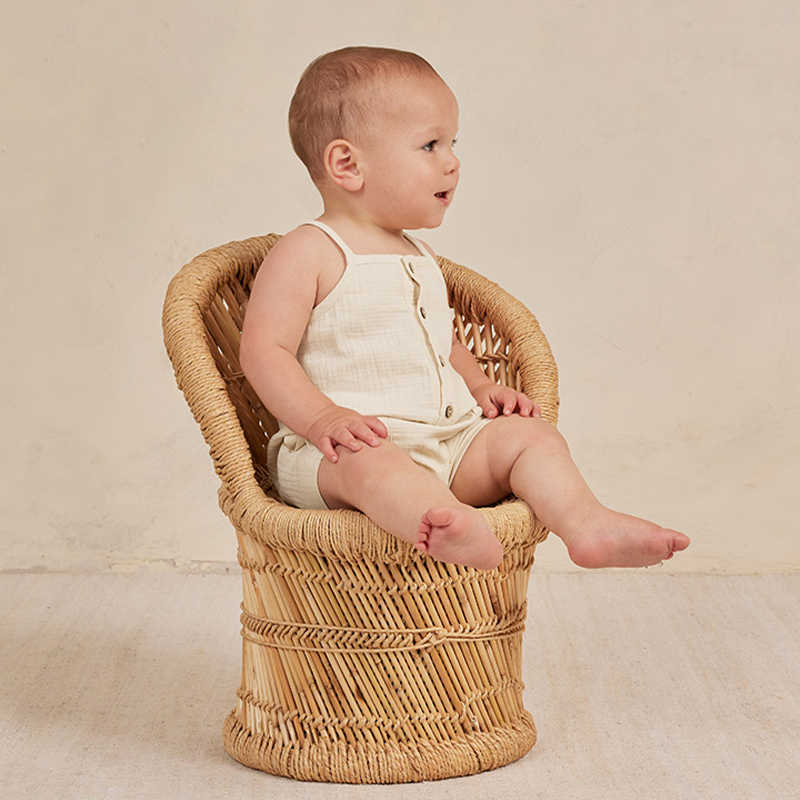 100% Cotton Gauze Sleeveless Jumpsuit