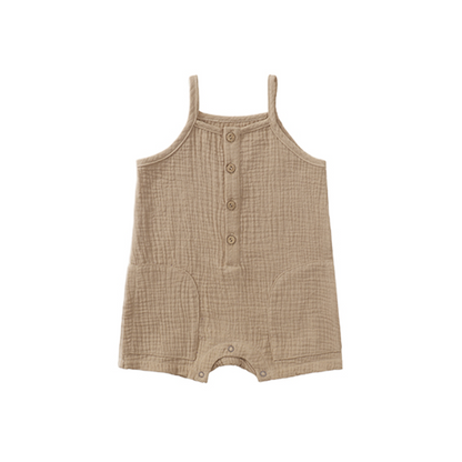 100% Cotton Gauze Sleeveless Jumpsuit