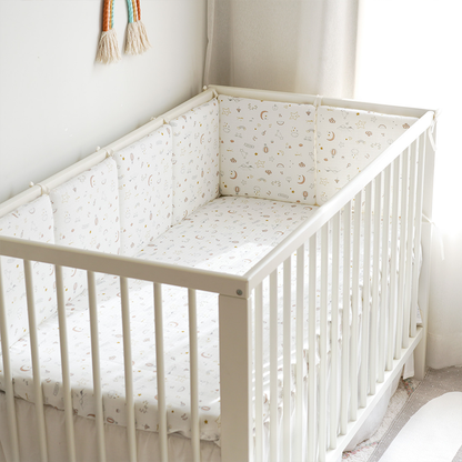 11.8 Inches 3D Cotton Fulfill Gauze A/B Side 3cm Thick with Ties For Crib - Dream