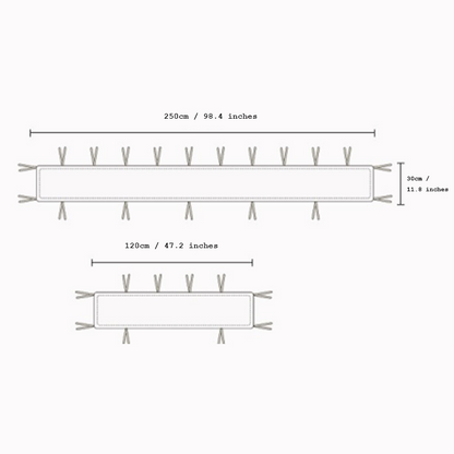 2 Pieces Baby Crib Rail Guard with Non-Padding Soft Edge Fence for Anti-Collision