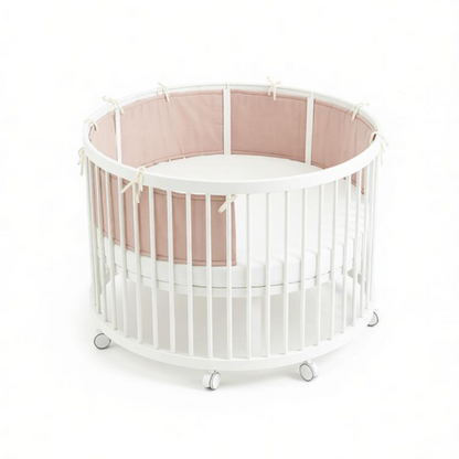2 Pieces Baby Crib Rail Guard with Non-Padding Soft Edge Fence for Anti-Collision