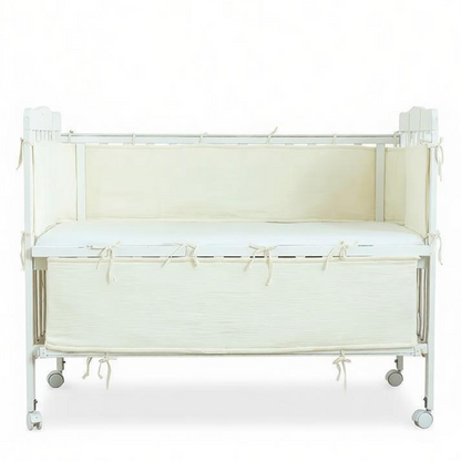 2 Pieces Baby Crib Rail Guard with Non-Padding Soft Edge Fence for Anti-Collision