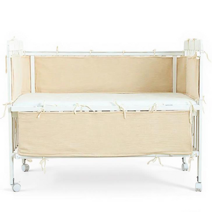 2 Pieces Baby Crib Rail Guard with Non-Padding Soft Edge Fence for Anti-Collision