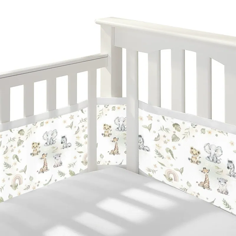 3mm Triple Sandwish Tech Air Channel Tech Breathability Non-Padded Mesh Crib Liner