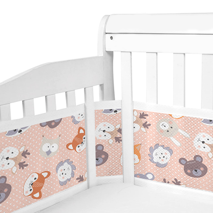 3mm Triple Sandwish Tech Air Channel Tech Breathability Non-Padded Mesh Crib Liner