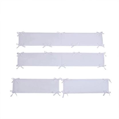 52x27 Inches Air Circulation Breathable 20mm Thick with Straps for Crib - White, Grey, Navy, Pink, Yellow